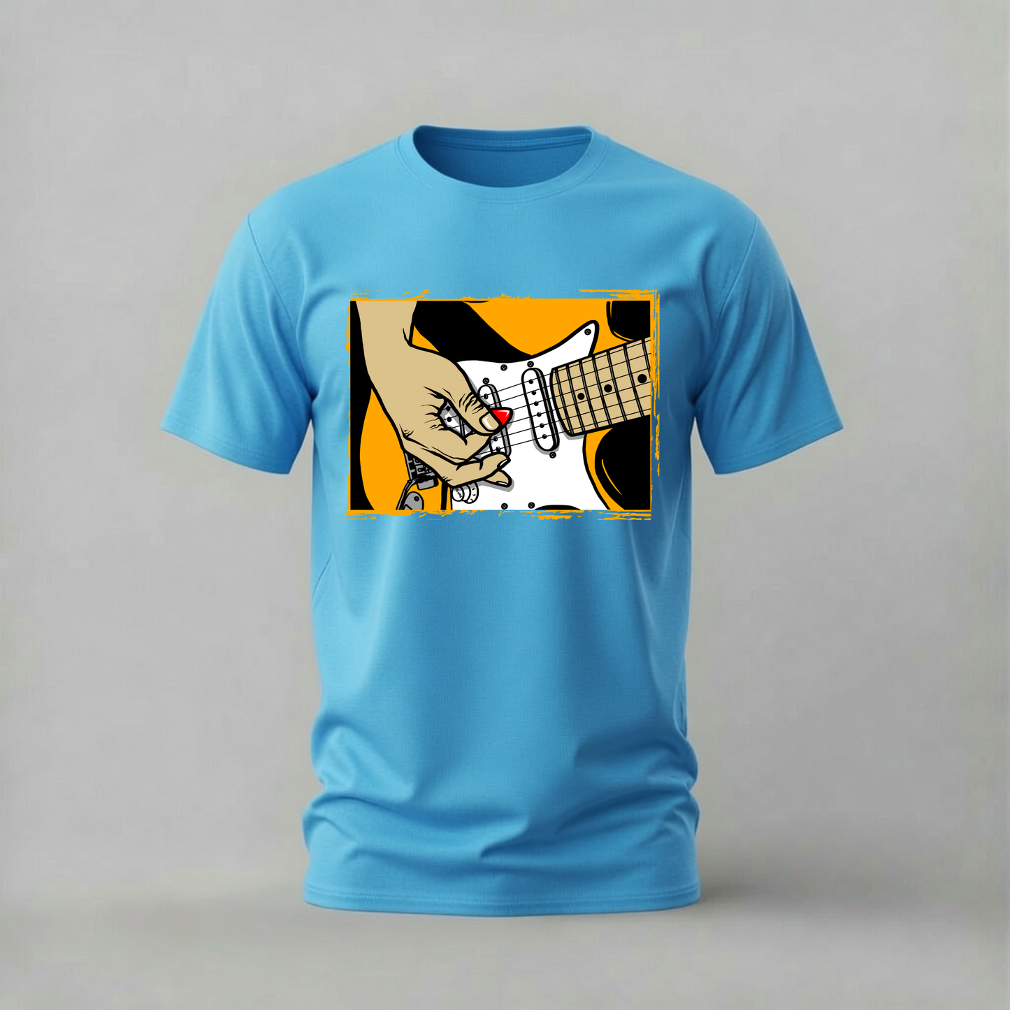 ELECTRIC GUITAR Hand Graphic T-Shirt