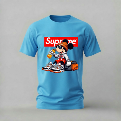 SUPREME MICKEY Mouse Graphic T-Shirt