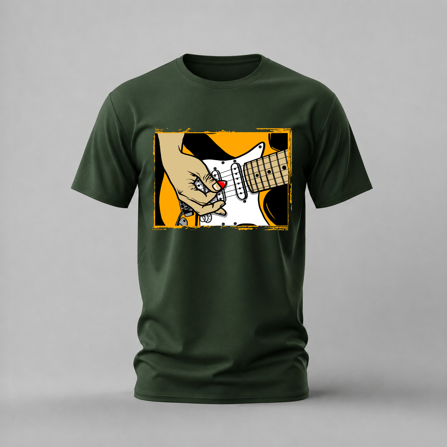 ELECTRIC GUITAR Hand Graphic T-Shirt