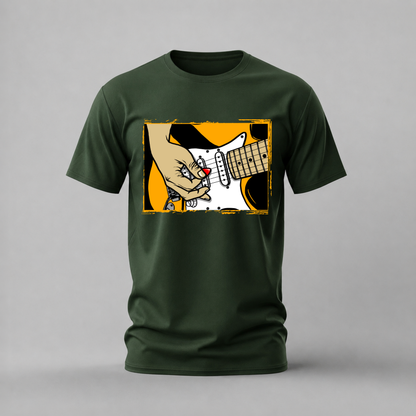 ELECTRIC GUITAR Hand Graphic T-Shirt