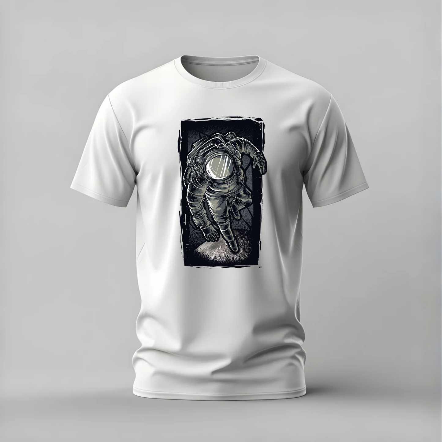 astronaut tshirt; moon astronaut shirt; space graphic tee; astronaut moon tshirt; cosmic explorer shirt; unisex space tee; men cotton tshirt; half sleeve printed tshirt; streetwear; casual wear; astronaut merch; space graphic shirt