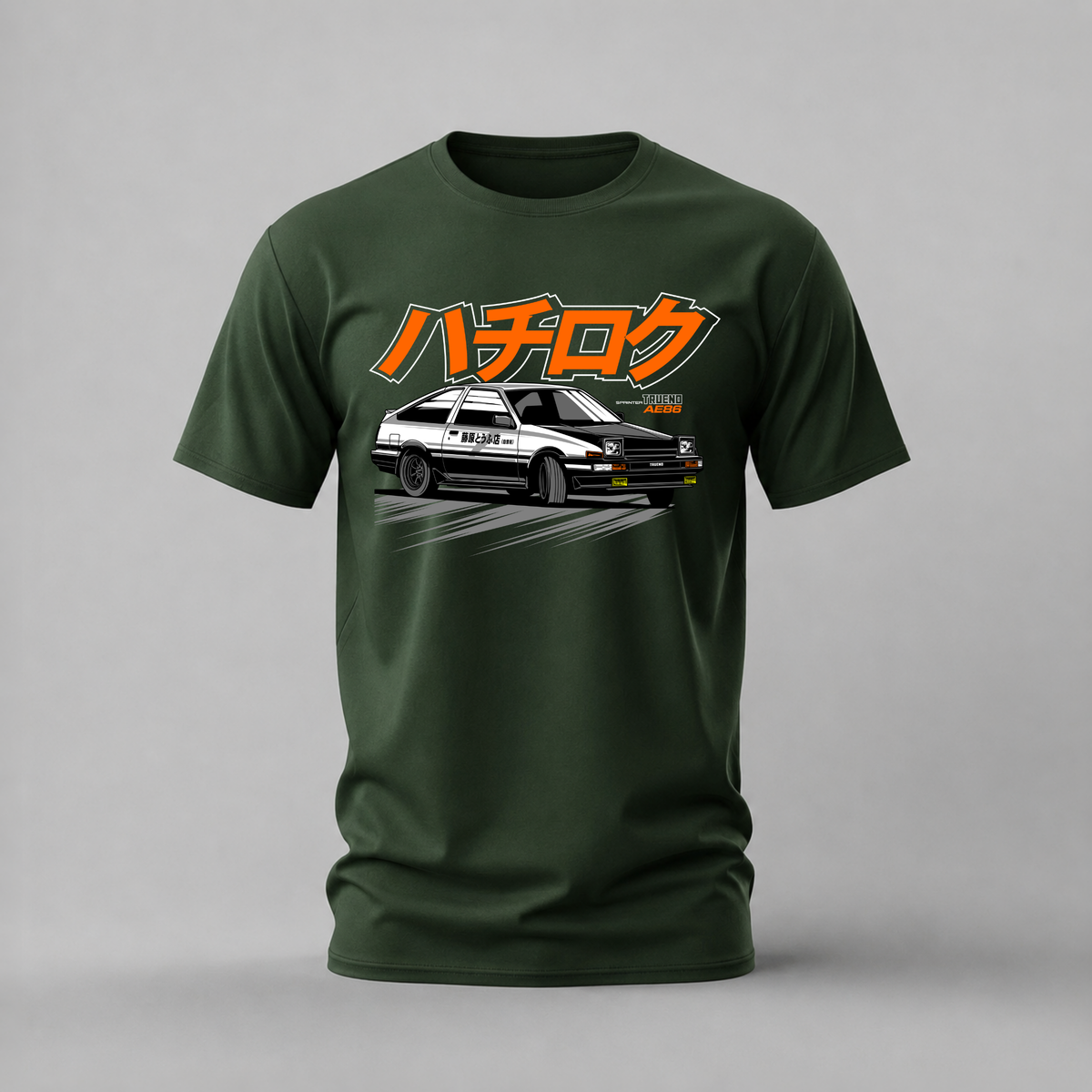 ae86 trueno tshirt; initial d shirt; hachi roku graphic tee; toyota drift tshirt; unisex jdm tee; men cotton tshirt; half sleeve printed tshirt; car merch; casual wear