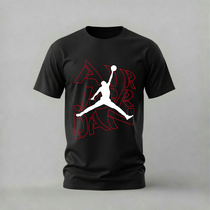 air jordan tshirt; jumpman shirt; jordan graphic tee; air jordan logo tshirt; basketball jordan shirt; unisex jordan tee; men cotton tshirt; half sleeve printed tshirt; streetwear; casual wear; jordan merch; jumpman graphic shirt

