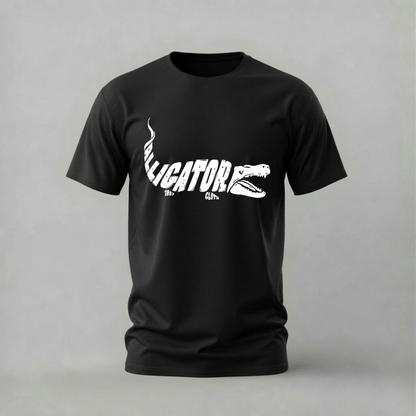 alligator tshirt; crocodile logo shirt; alligator graphic tee; ligator 1887 cloth; streetwear alligator tshirt; unisex animal tee; men cotton tshirt; half sleeve printed tshirt; streetwear; casual wear; alligator merch; crocodile fan shirt
