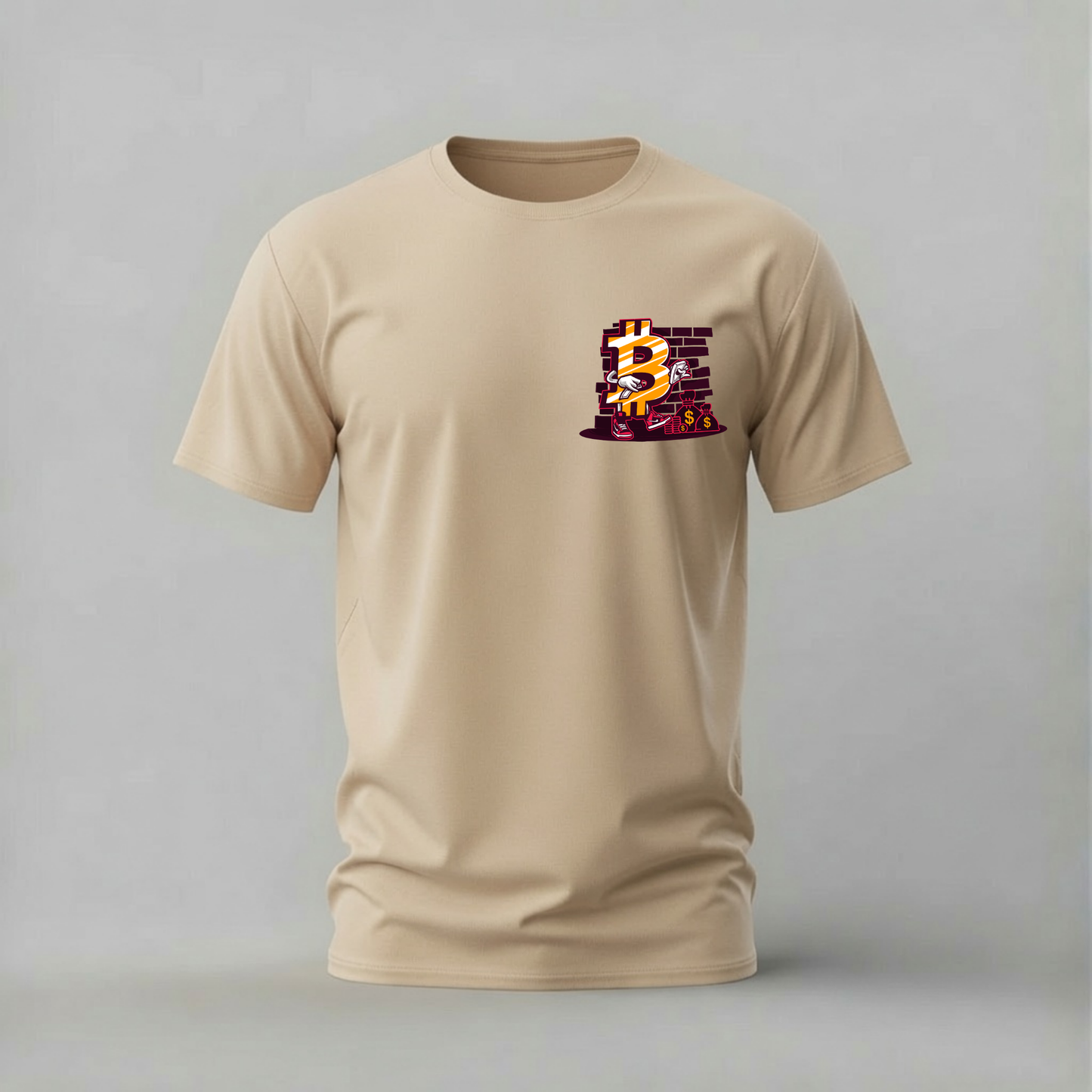 bitcoin tshirt; crypto money shirt; bitcoin graphic tee; cartoon bitcoin tshirt; crypto cash shirt; unisex bitcoin tee; men cotton tshirt; half sleeve printed tshirt; streetwear; casual wear; bitcoin merch; crypto graphic shirt

