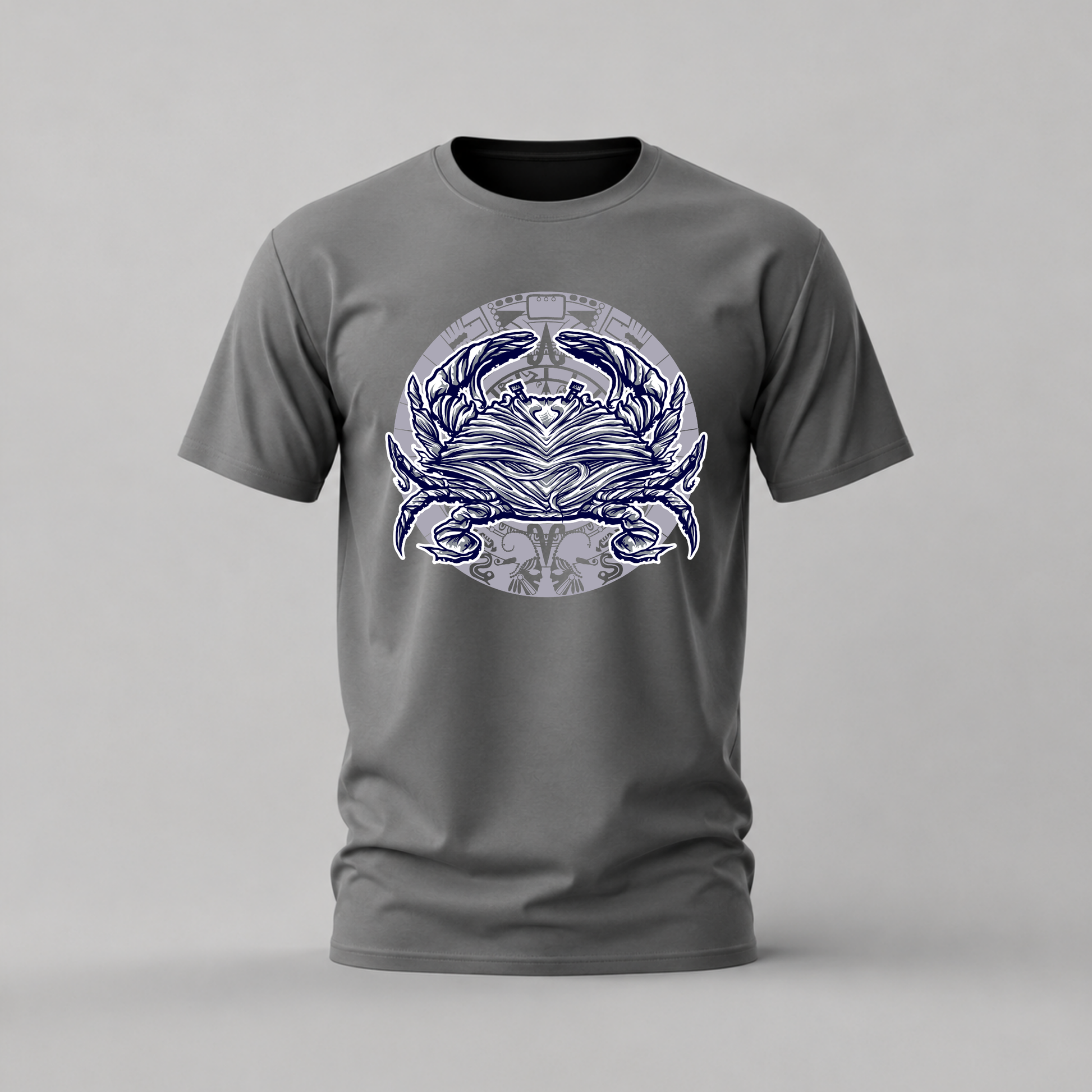 blue crab tshirt; ocean crab shirt; marine crab graphic tee; seafood crab tshirt; coastal crab shirt; unisex crab tee; men cotton tshirt; half sleeve printed tshirt; streetwear; casual wear; crab merch; ocean graphic shirt