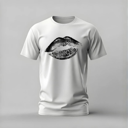 cracked lips tshirt; black lips graphic tee; dark lips shirt; edgy lips tshirt; street art lips graphic; unisex dark tee; men cotton tshirt; half sleeve printed tshirt; streetwear; casual wear; dark art merch; lips graphic shirt
