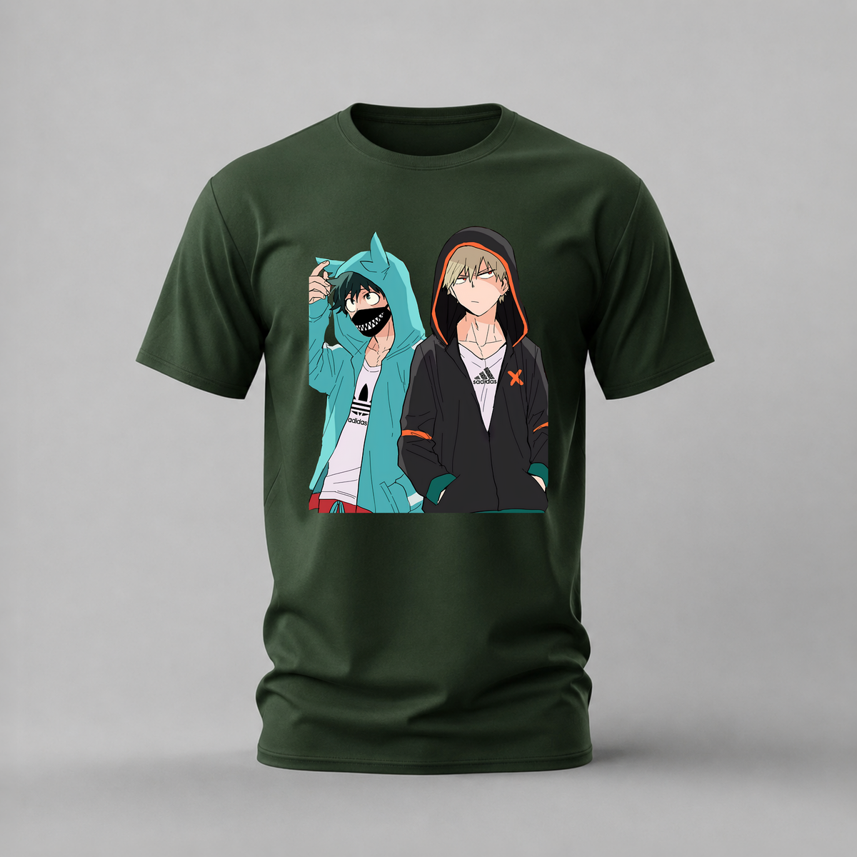 deku bakugo tshirt; my hero academia shirt; midoriya bakugo graphic tee; mha streetwear tshirt; unisex anime tee; men cotton tshirt; half sleeve printed tshirt; anime merch; casual wear