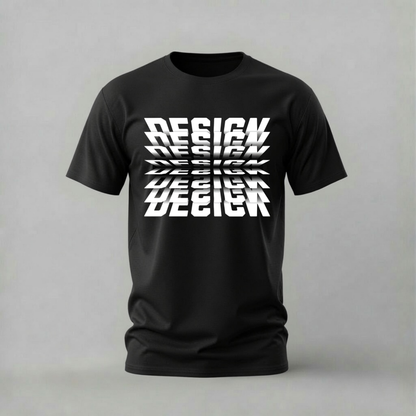 design 3d tshirt; typography design shirt; 3d text graphic tee; designer tshirt; creative design shirt; unisex design tee; men cotton tshirt; half sleeve printed tshirt; streetwear; casual wear; design merch; typography graphic shirt
