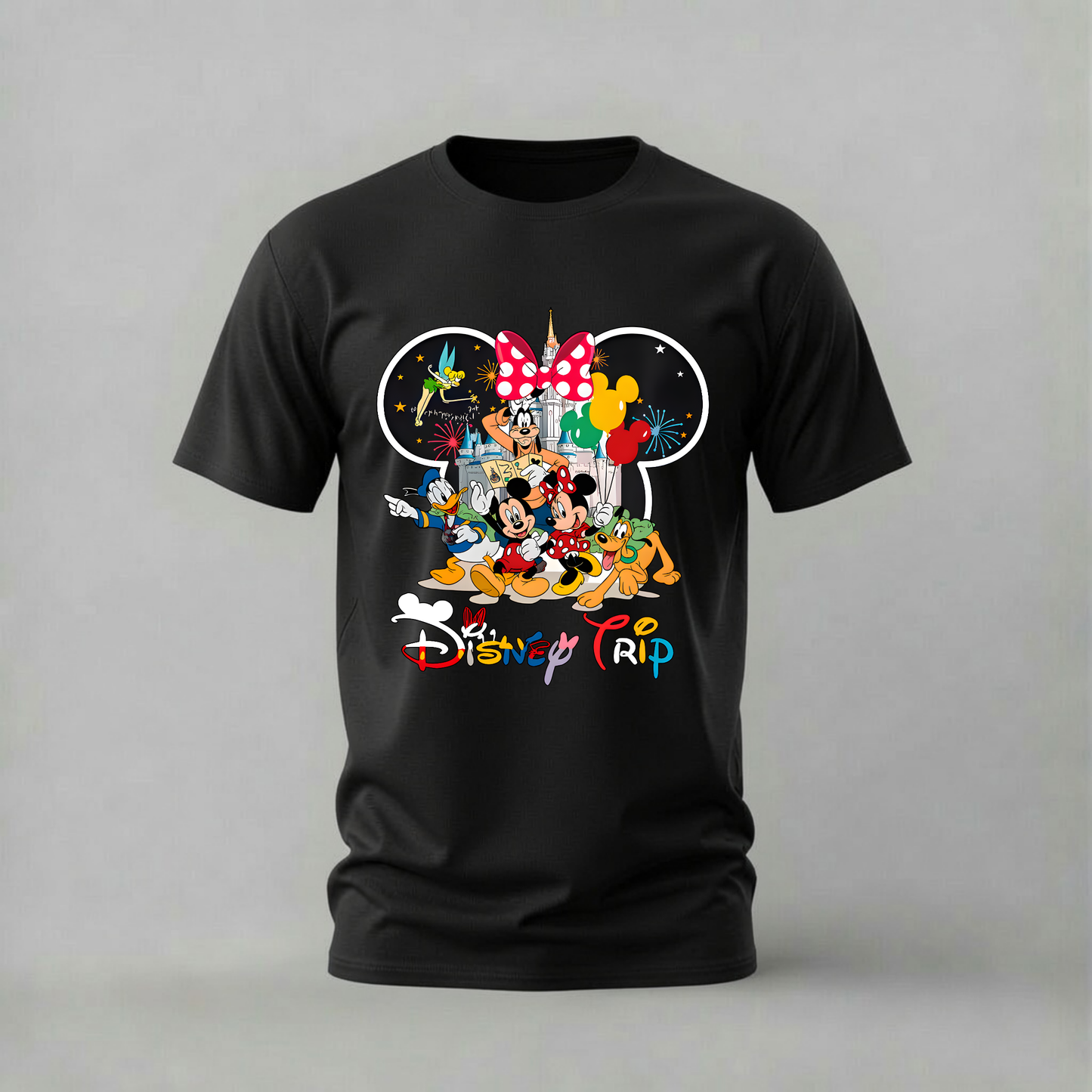 disney trip tshirt; mickey friends shirt; disney characters graphic tee; disney vacation tshirt; mickey minnie donald shirt; unisex disney tee; men cotton tshirt; half sleeve printed tshirt; streetwear; casual wear; disney merch; family trip graphic shirt
