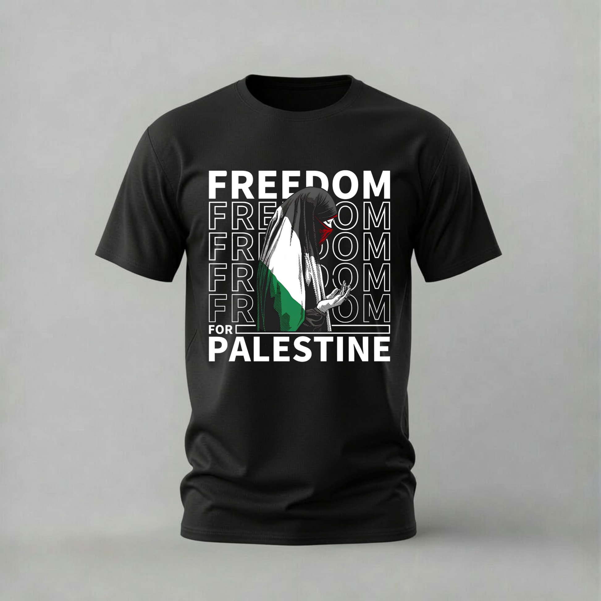freedom for palestine tshirt; solidarity palestine shirt; freedom palestine graphic tee; palestine justice tshirt; unisex solidarity tee; men cotton tshirt; half sleeve printed tshirt; streetwear; casual wear; palestine merch; freedom graphic shirt

