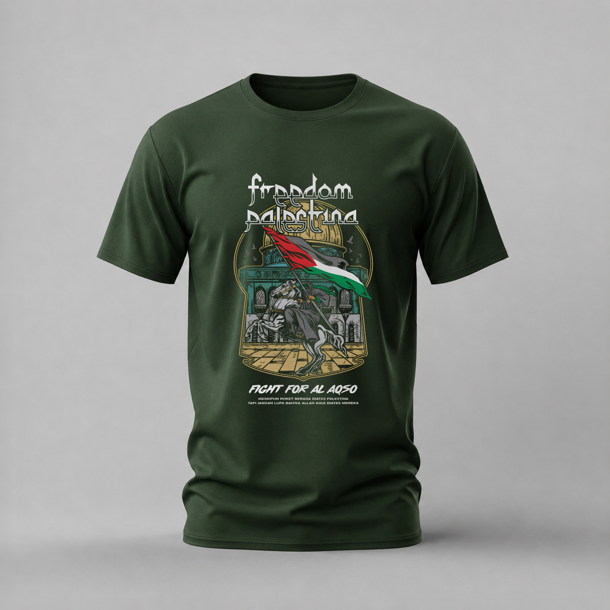 freedom palestine tshirt; al aqsa graphic shirt; palestine warrior tee; fight for al aqsa tshirt; solidarity palestine shirt; unisex palestine tee; men cotton tshirt; half sleeve printed tshirt; streetwear; casual wear; palestine merch; al aqsa graphic shirt
