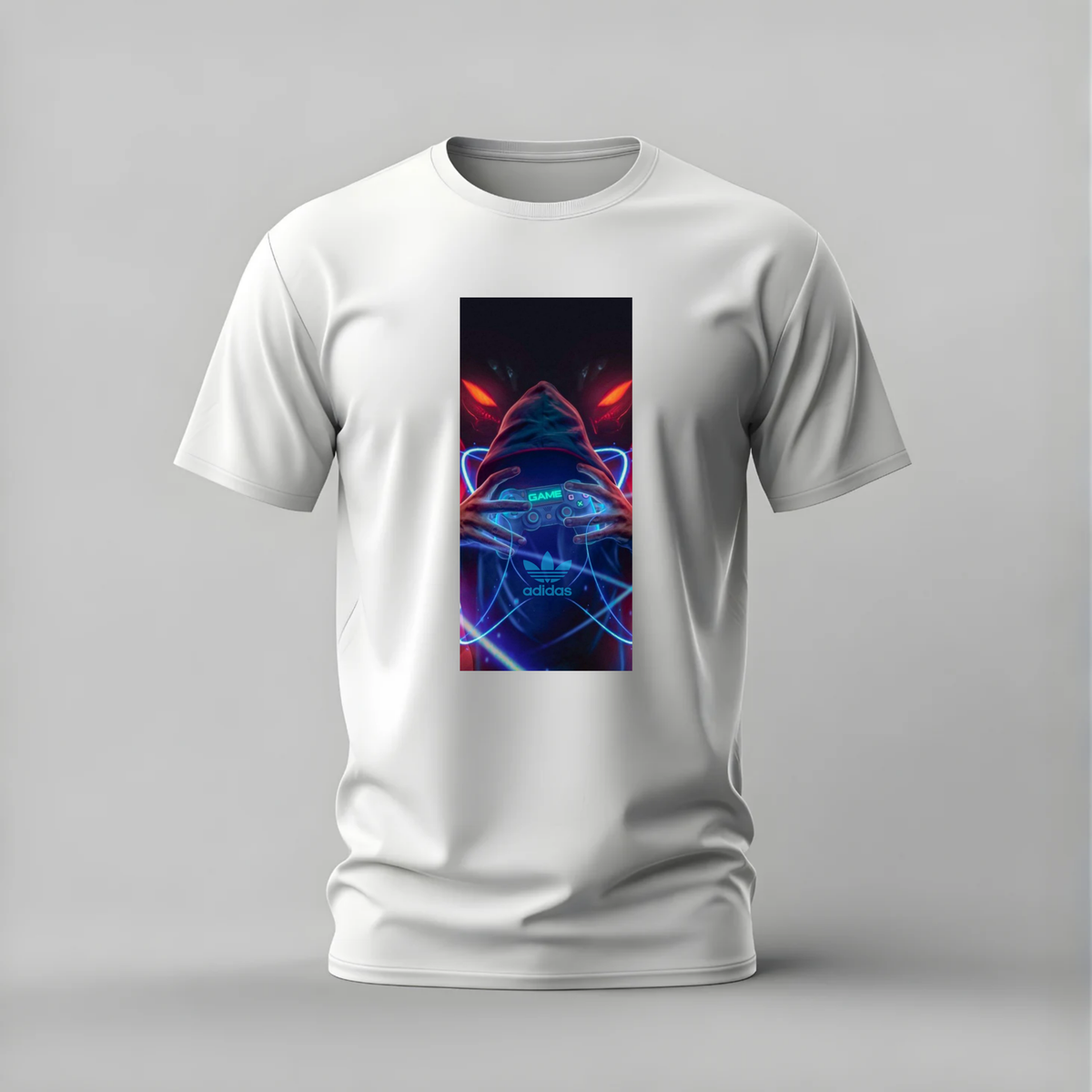 gamer tshirt; controller graphic tee; adidas style gaming shirt; hooded gamer tshirt; unisex gaming tee; men cotton tshirt; half sleeve printed tshirt; streetwear merch; casual wear