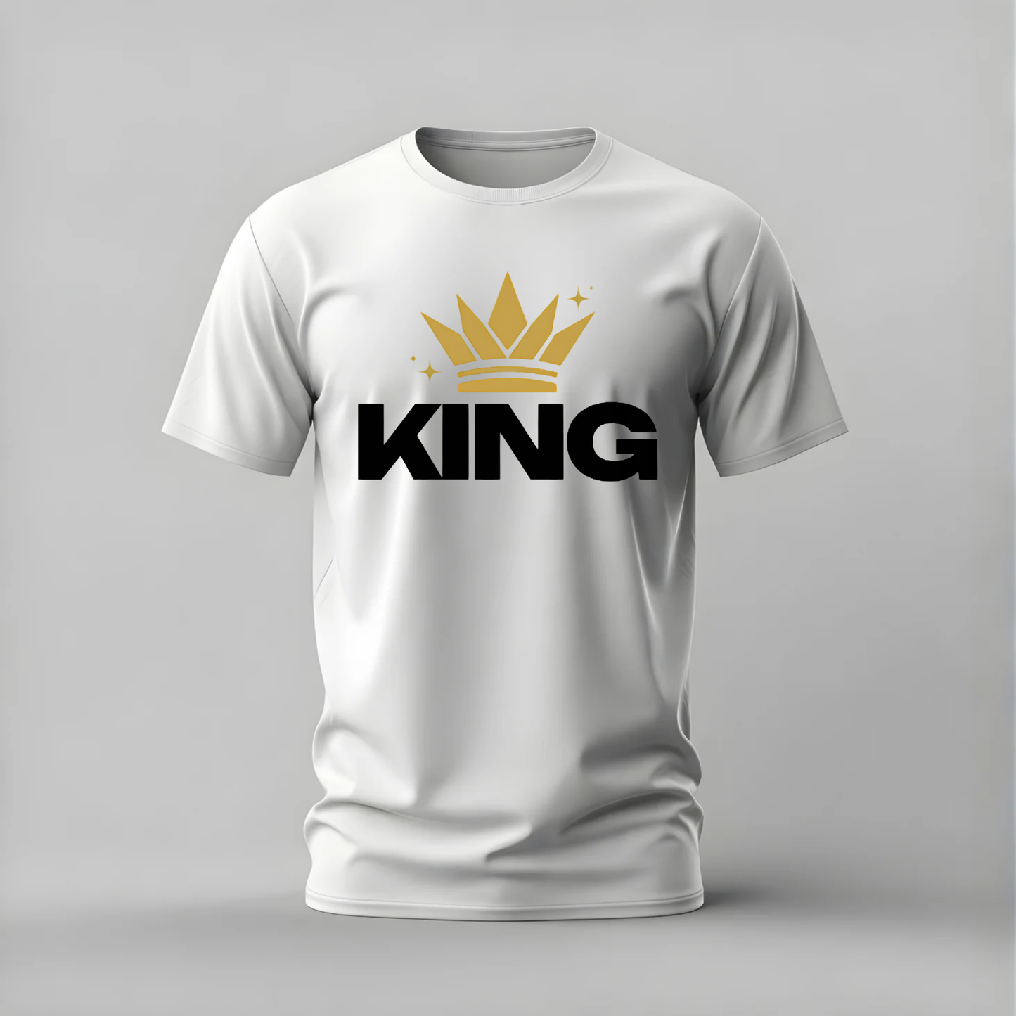 golden crown tshirt; crown logo shirt; minimal crown graphic tee; king crown tshirt; royalty design shirt; unisex crown tee; men cotton tshirt; half sleeve printed tshirt; streetwear; casual wear; crown merch; minimal graphic shirt
