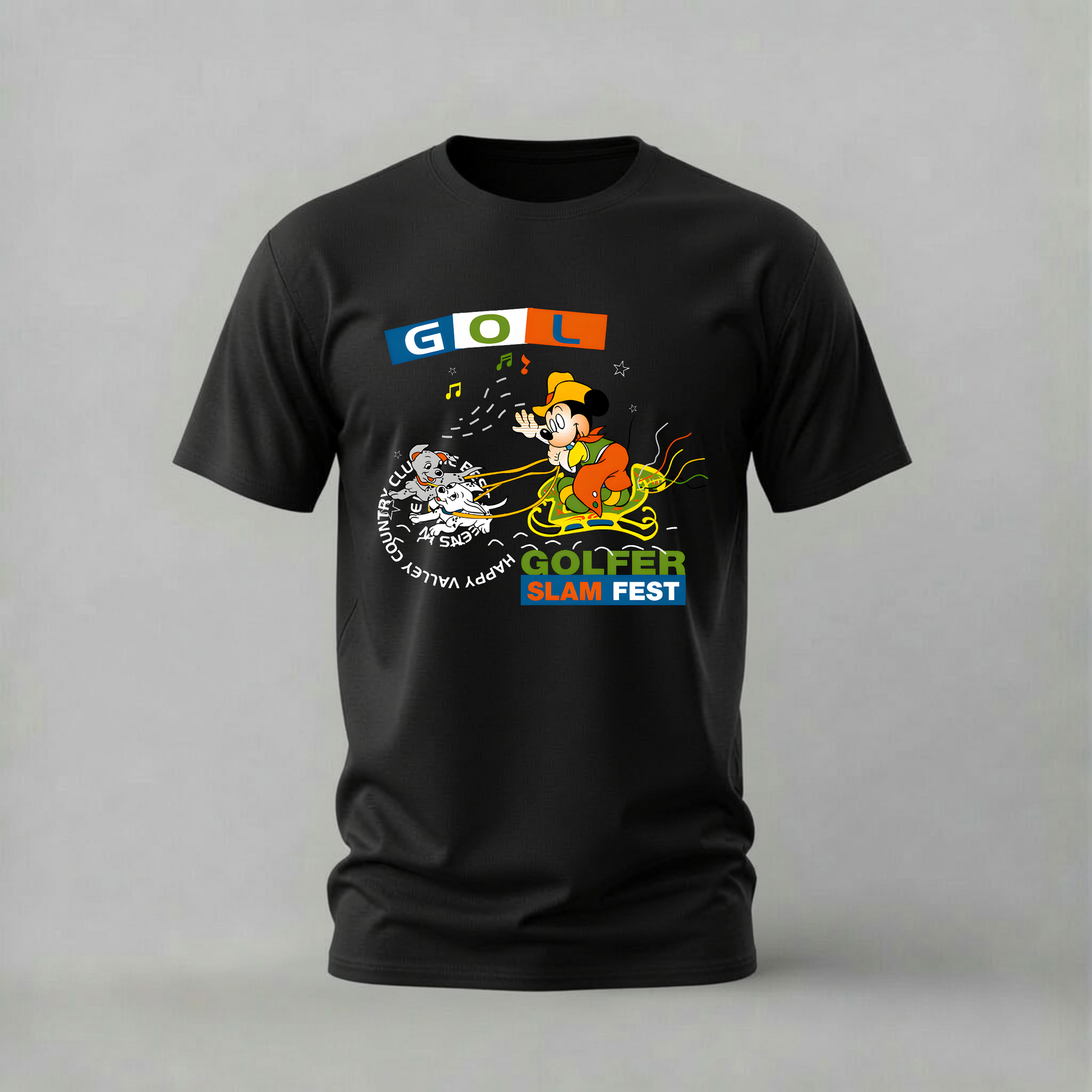 golfer slam fest tshirt; mickey golf shirt; disney golf graphic tee; mickey mouse golfer tshirt; golf disney shirt; unisex disney tee; men cotton tshirt; half sleeve printed tshirt; streetwear; casual wear; disney merch; golf graphic shirt
