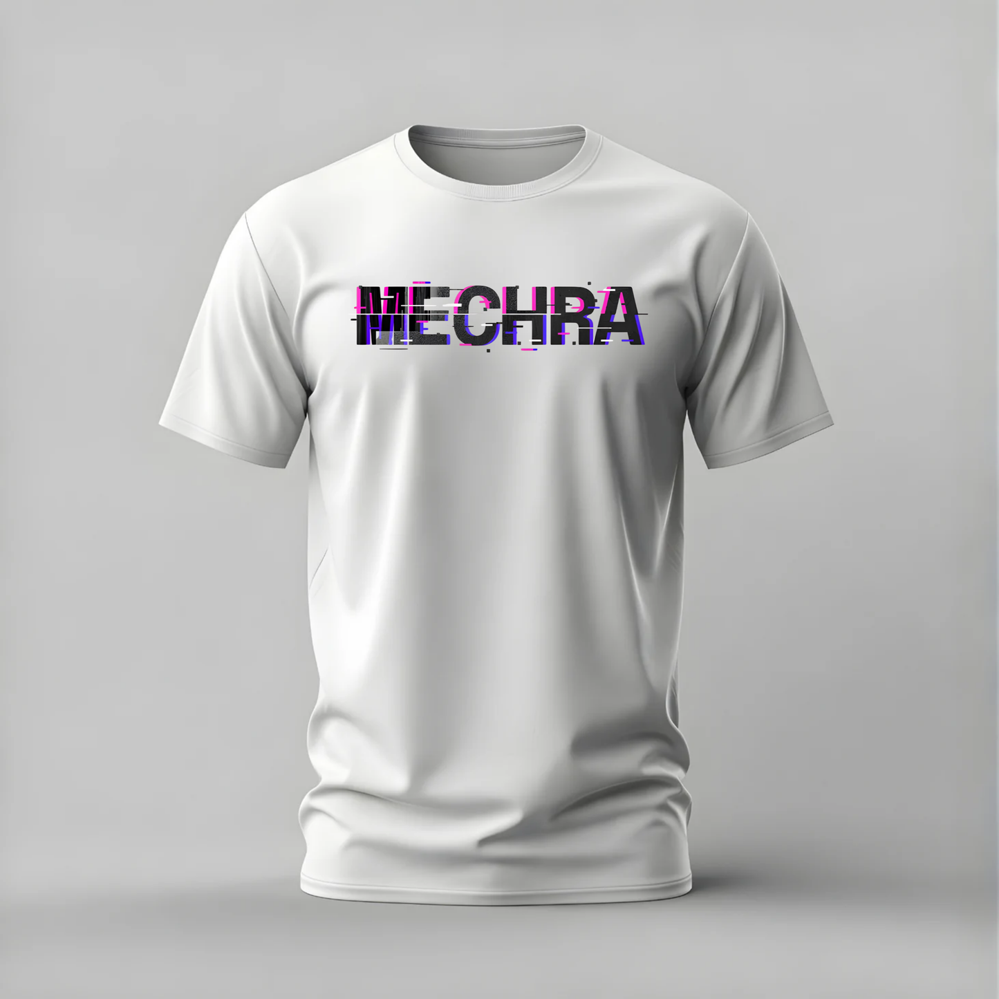 hi tech ra tshirt; glitch typography shirt; cyberpunk graphic tee; hi tech glitch tshirt; digital distortion shirt; unisex glitch tee; men cotton tshirt; half sleeve printed tshirt; streetwear; casual wear; cyber merch; glitch graphic shirt
