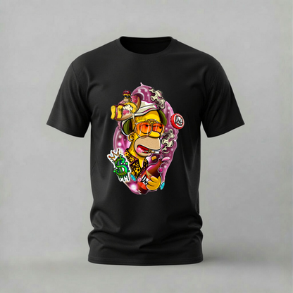 homer simpson tshirt; duff beer shirt; homer simpson graphic tee; cool homer tshirt; simpsons streetwear shirt; unisex cartoon tee; men cotton tshirt; half sleeve printed tshirt; streetwear; casual wear; simpsons merch; duff graphic shirt
