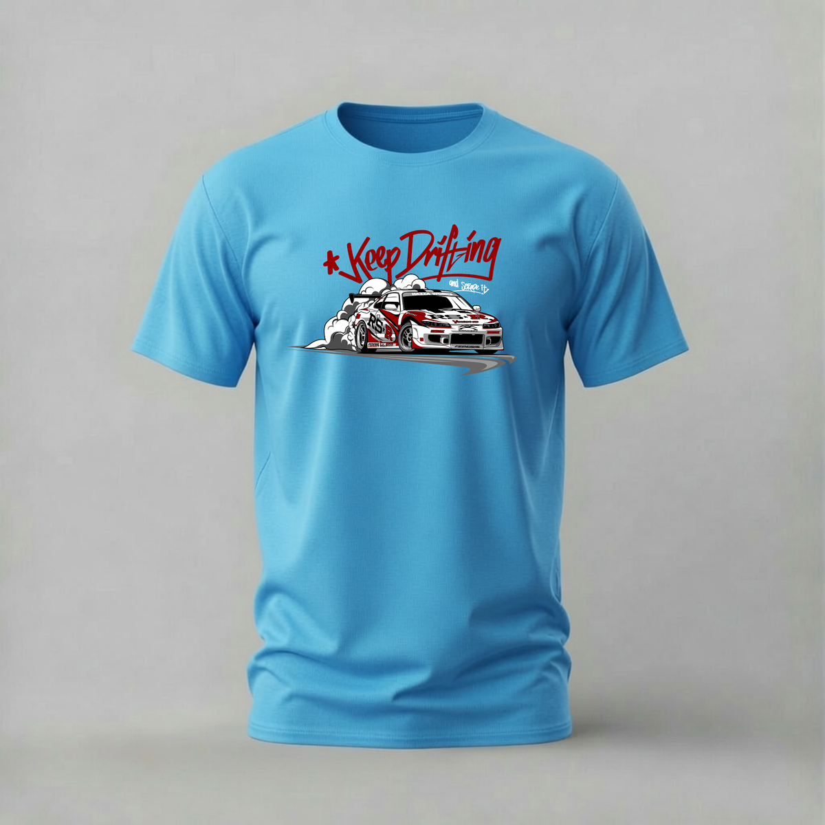 keep drifting tshirt; rs-r silvia shirt; drift graphic tee; nissan drift tshirt; unisex car tee; men cotton tshirt; half sleeve printed tshirt; car merch; casual wear