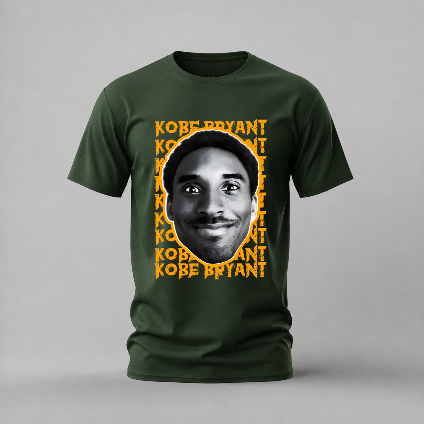 kobe bryant tshirt; kobe shirt; mamba graphic tee; kobe bryant portrait tshirt; basketball legend shirt; unisex kobe tee; men cotton tshirt; half sleeve printed tshirt; streetwear; casual wear; kobe merch; basketball graphic shirt
