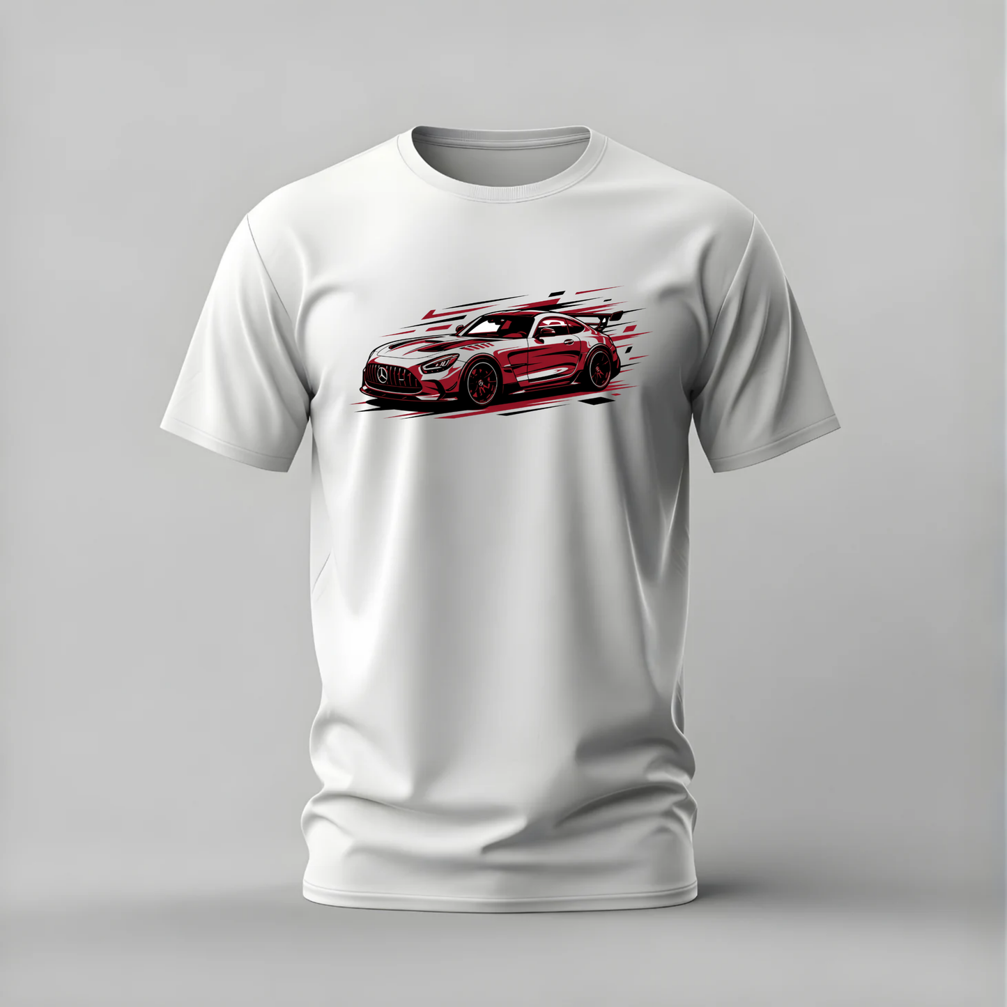mercedes amg gt tshirt; amg gt graphic shirt; mercedes sports car tee; red amg gt tshirt; luxury coupe graphic; mercedes benz amg; unisex car tshirt; men cotton tshirt; half sleeve printed tshirt; streetwear; casual wear; mercedes merch; amg fan shirt
