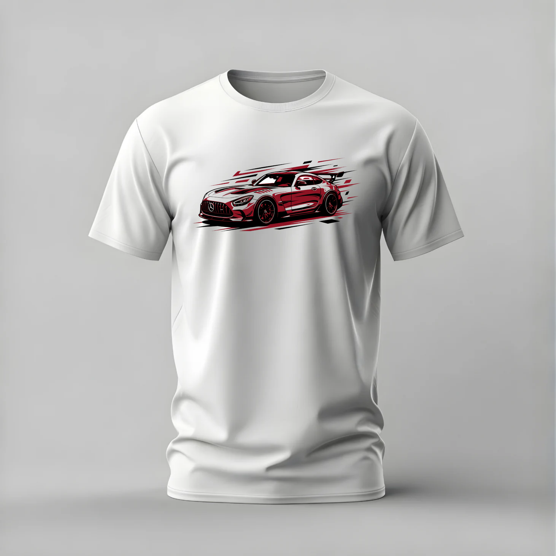 mercedes amg gt tshirt; amg gt graphic shirt; mercedes sports car tee; red amg gt tshirt; luxury coupe graphic; mercedes benz amg; unisex car tshirt; men cotton tshirt; half sleeve printed tshirt; streetwear; casual wear; mercedes merch; amg fan shirt
