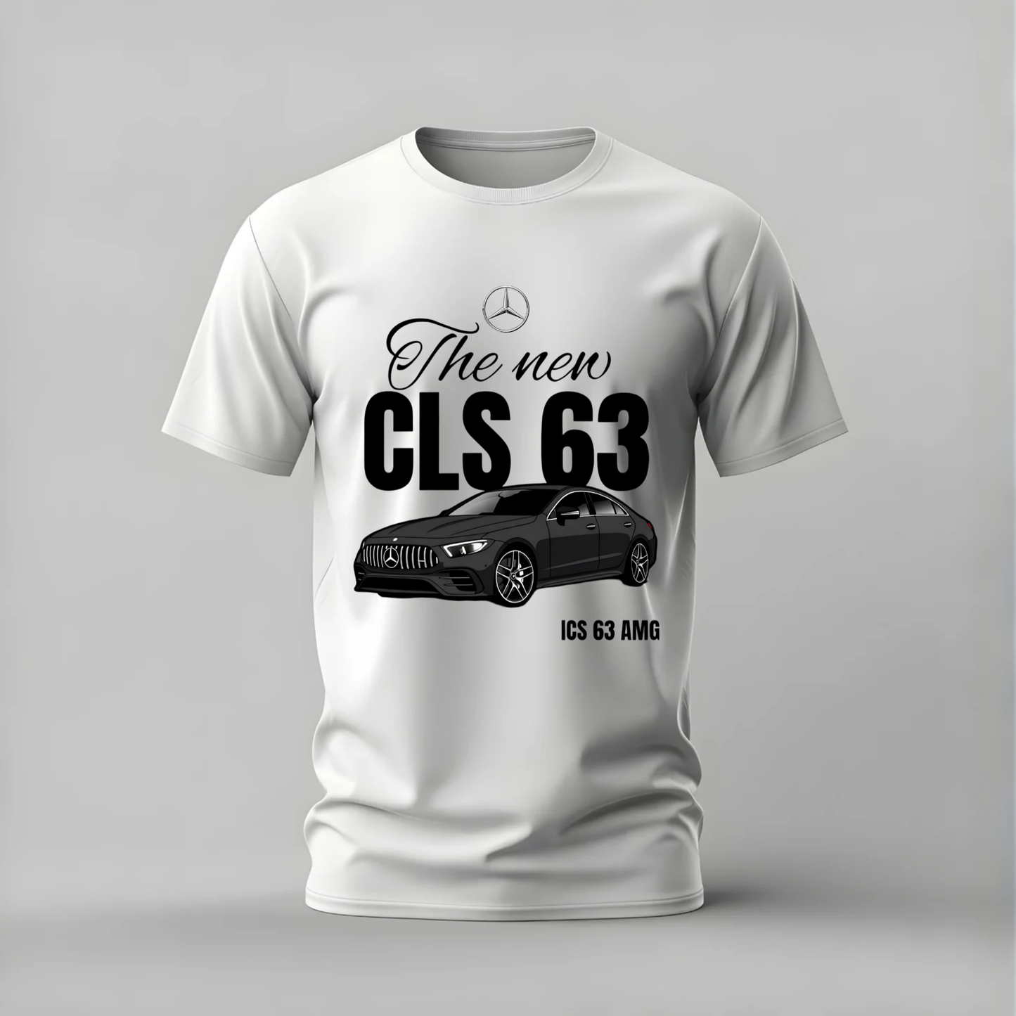 mercedes cls 63 amg tshirt; cls 63 graphic shirt; mercedes amg tee; luxury sedan graphic; mercedes cls tshirt; amg performance shirt; unisex mercedes tshirt; men cotton tshirt; half sleeve printed tshirt; streetwear; casual wear; mercedes merch; cls fan shirt
