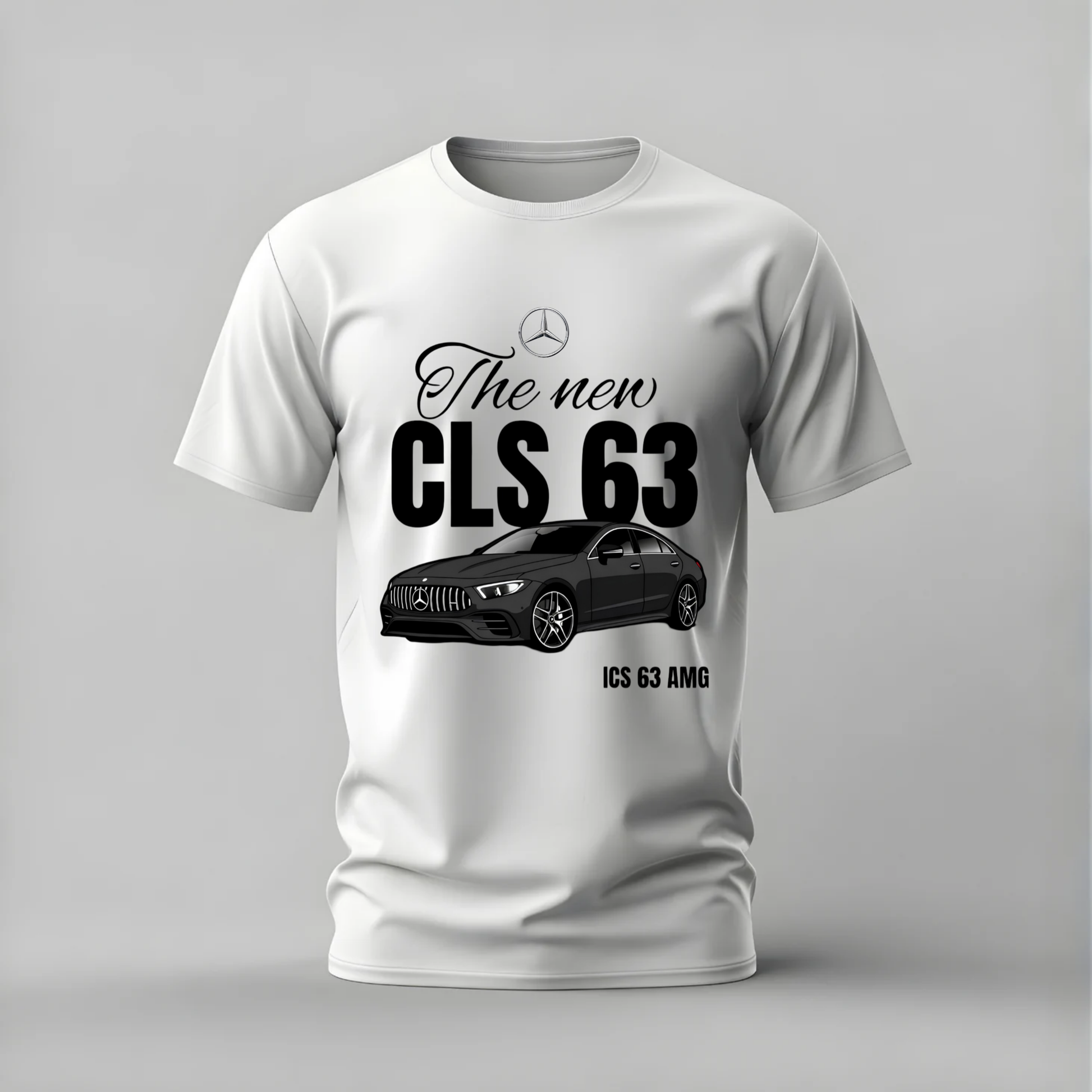 mercedes cls 63 amg tshirt; cls 63 graphic shirt; mercedes amg tee; luxury sedan graphic; mercedes cls tshirt; amg performance shirt; unisex mercedes tshirt; men cotton tshirt; half sleeve printed tshirt; streetwear; casual wear; mercedes merch; cls fan shirt
