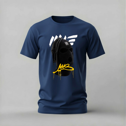 mr balaclava tshirt; black mask dreads shirt; ski mask graphic tee; street balaclava tshirt; unisex graphic tee; men cotton tshirt; half sleeve printed tshirt; street merch; casual wear