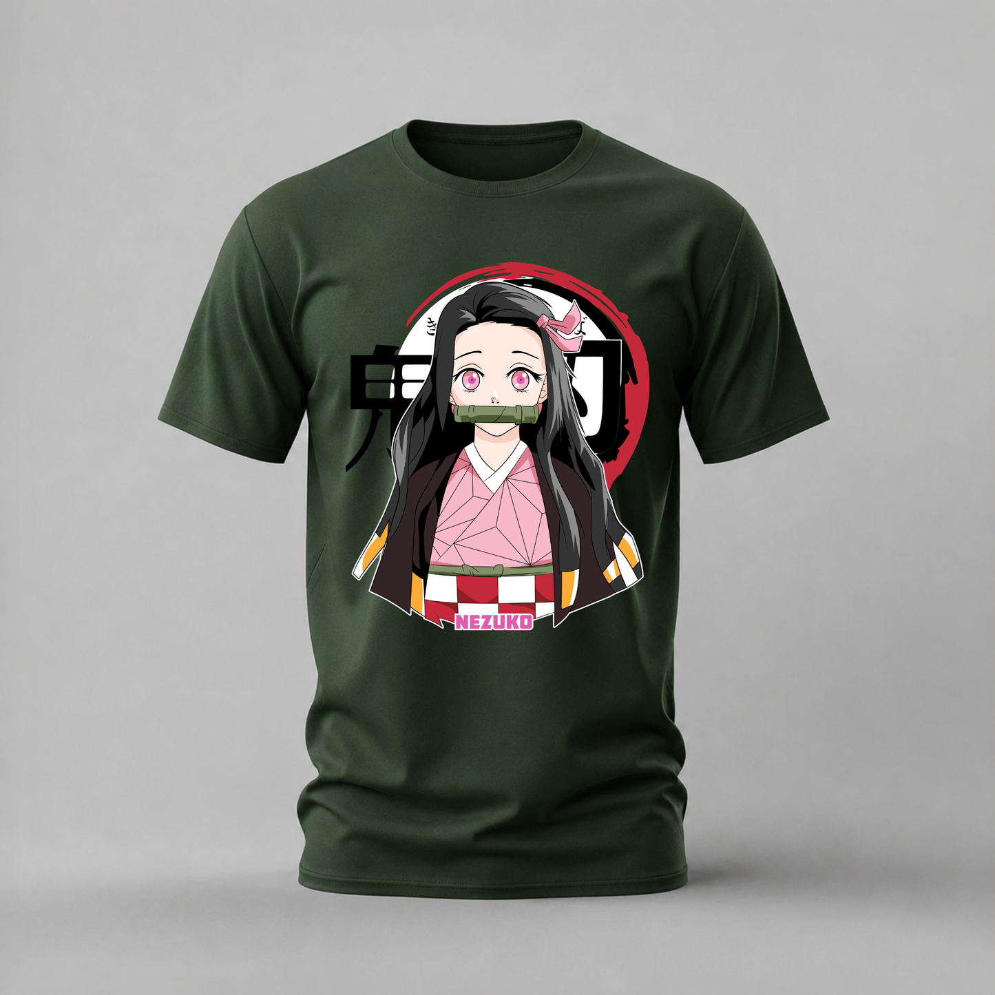 nezuko tshirt; demon slayer shirt; nezuko graphic tee; demon slayer character tshirt; anime nezuko shirt; unisex anime tee; men cotton tshirt; half sleeve printed tshirt; streetwear; casual wear; nezuko merch; demon slayer graphic shirt
