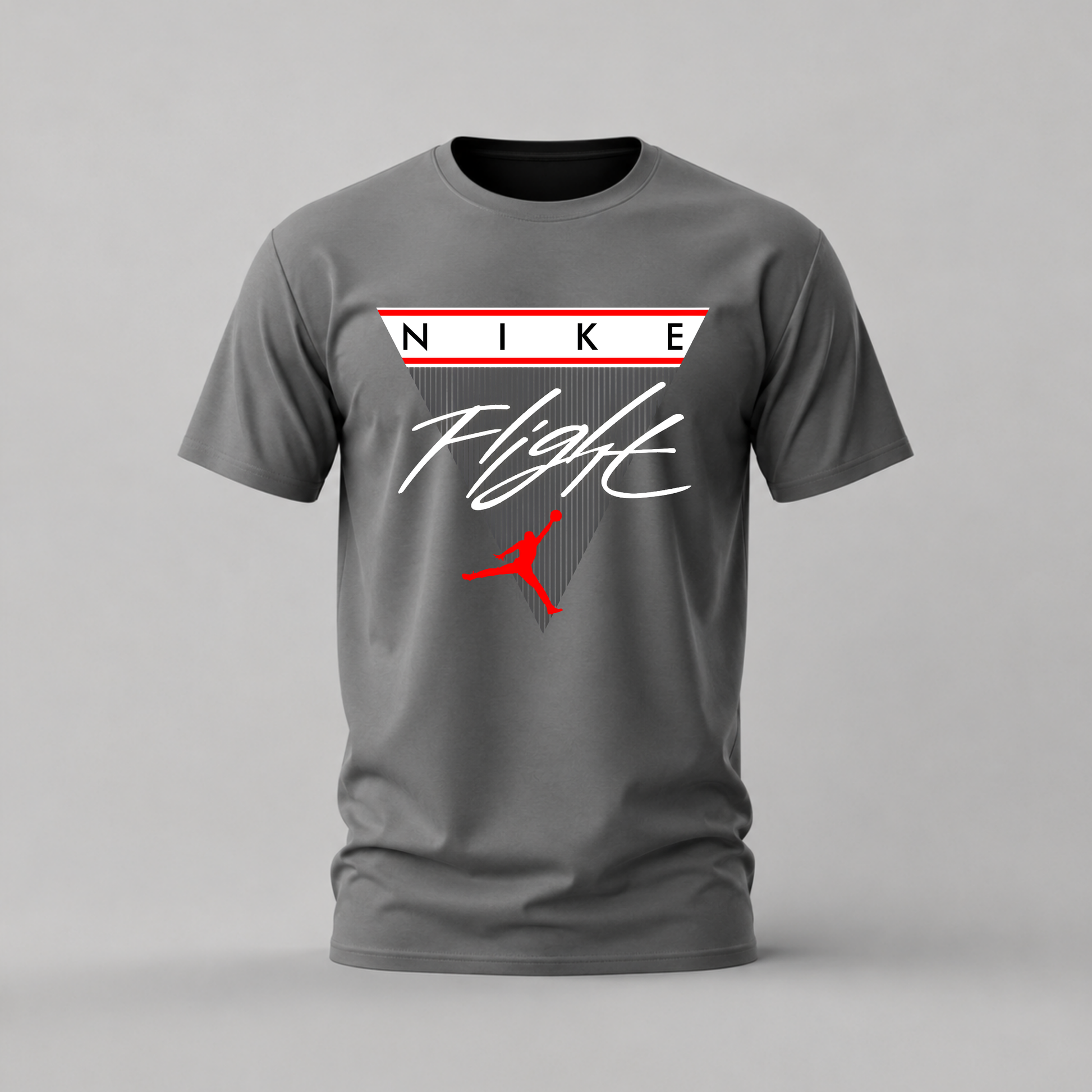 nike flight tshirt; jumpman shirt; nike jumpman graphic tee; flight logo tshirt; jordan flight shirt; unisex nike tee; men cotton tshirt; half sleeve printed tshirt; streetwear; casual wear; nike merch; jumpman graphic shirt
