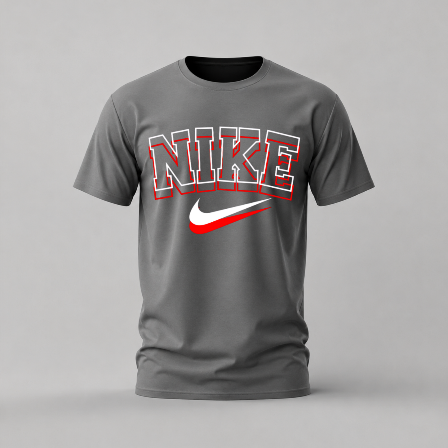 nike tshirt; nike logo shirt; nike graphic tee; bold nike tshirt; swoosh logo shirt; unisex nike tee; men cotton tshirt; half sleeve printed tshirt; streetwear; casual wear; nike merch; logo graphic shirt
