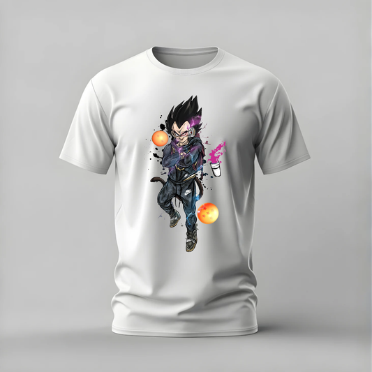 nike vegeta tshirt; streetwear vegeta shirt; dragon ball nike graphic tee; vegeta tracksuit tshirt; unisex nike vegeta tee; men cotton tshirt; half sleeve printed tshirt; anime merch; casual wear