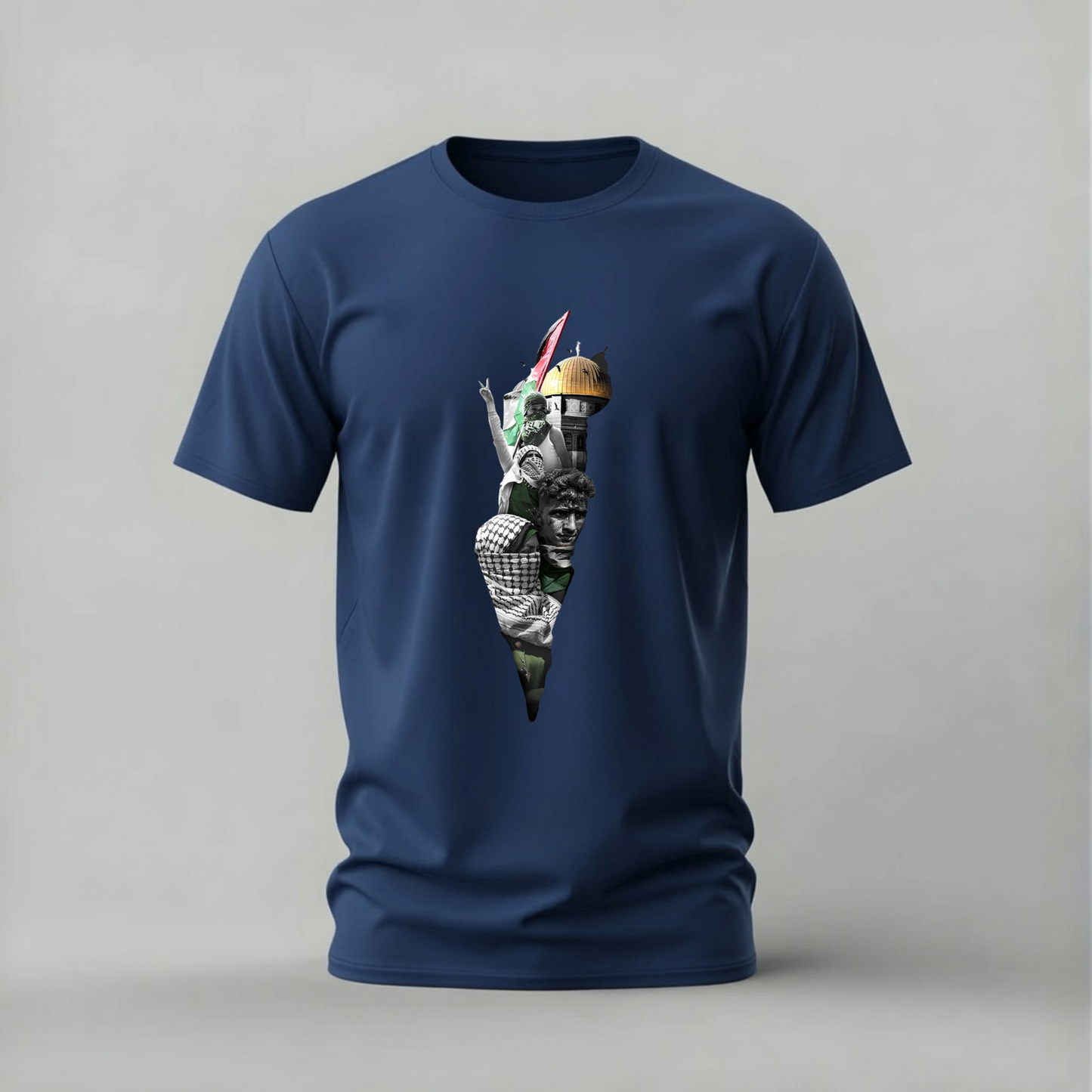 palestine solidarity tshirt; dome of the rock shirt; palestine flag graphic tee; solidarity palestine tshirt; dome graphic shirt; cultural palestine tee; unisex solidarity tshirt; men cotton tshirt; half sleeve printed tshirt; streetwear; casual wear; palestine merch; justice graphic shirt

