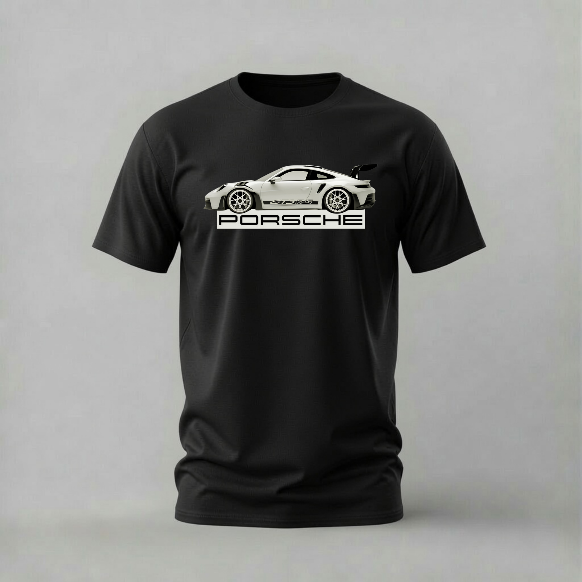porsche gt3 rs tshirt; gt3 rs graphic shirt; porsche 911 tshirt; white gt3 rs tee; german sports car graphic; porsche racing shirt; unisex porsche tshirt; men cotton tshirt; half sleeve printed tshirt; streetwear; casual wear; porsche merch; gt3 fan shirt
