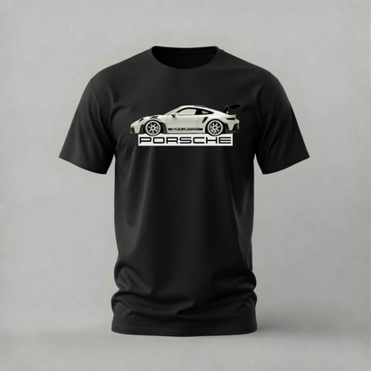 porsche gt3 rs tshirt; gt3 rs graphic shirt; porsche 911 tshirt; white gt3 rs tee; german sports car graphic; porsche racing shirt; unisex porsche tshirt; men cotton tshirt; half sleeve printed tshirt; streetwear; casual wear; porsche merch; gt3 fan shirt
