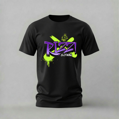 rizz clothing tshirt; rizz graphic shirt; skull crown tee; rizz streetwear; neon rizz tshirt; unisex rizz tee; men cotton tshirt; half sleeve printed tshirt; streetwear; casual wear; rizz merch; skull graphic shirt
