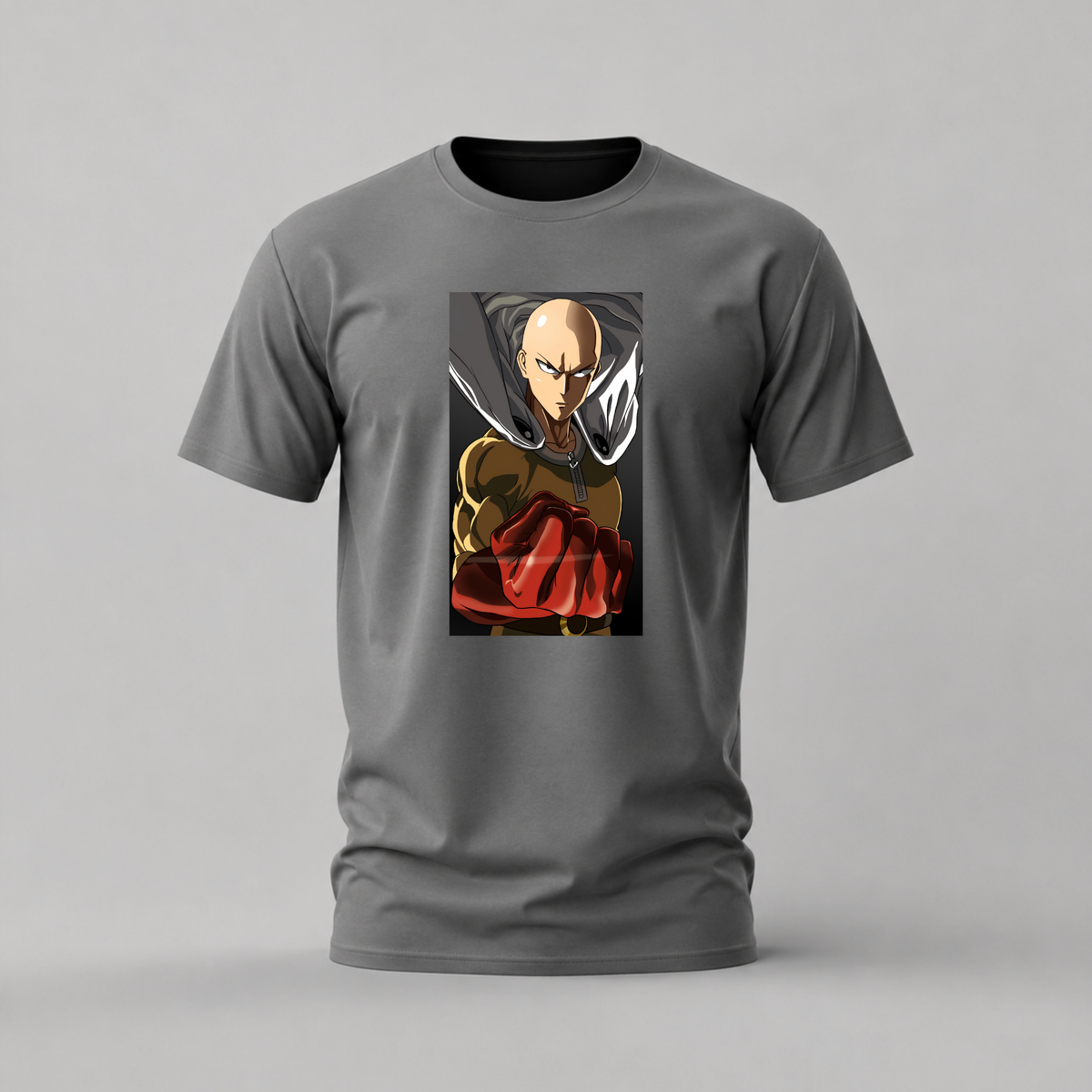 saitama tshirt; one punch man shirt; saitama graphic tee; bald cape tshirt; unisex saitama tee; men cotton tshirt; half sleeve printed tshirt; anime merch; casual wear