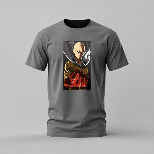 saitama tshirt; one punch man shirt; saitama graphic tee; bald cape tshirt; unisex saitama tee; men cotton tshirt; half sleeve printed tshirt; anime merch; casual wear