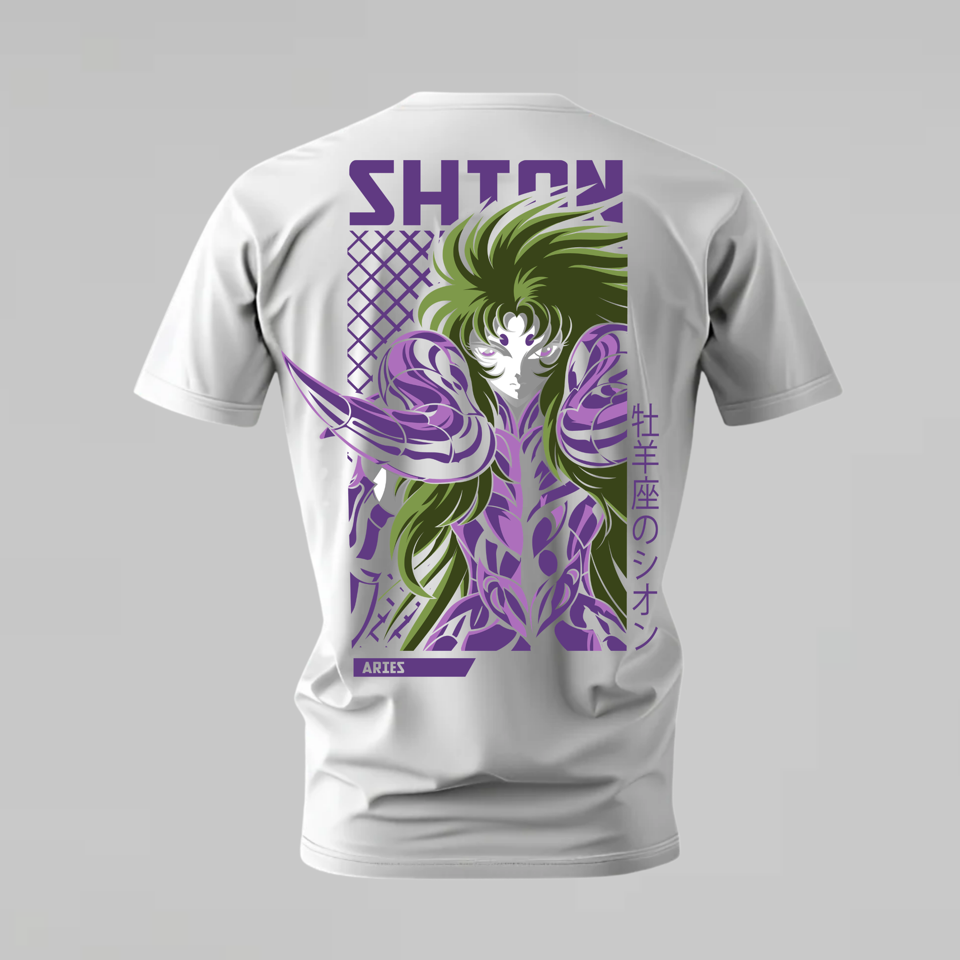 shion of aries tshirt; saint seiya shion shirt; aries gold saint graphic tee; saint seiya tshirt; shion anime shirt; unisex shion tee; men cotton tshirt; half sleeve printed tshirt; streetwear; casual wear; saint seiya merch; anime graphic shirt
