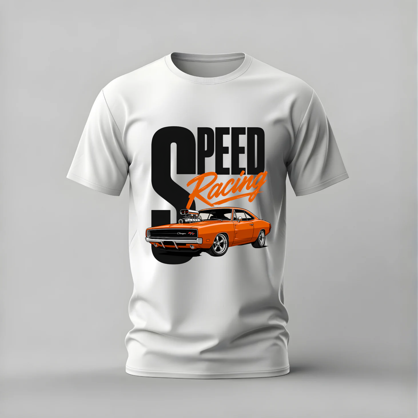 speed racing tshirt; dodge charger shirt; charger rt graphic tee; muscle car tshirt; dodge supercharged shirt; american muscle tee; unisex car tshirt; men cotton tshirt; half sleeve printed tshirt; streetwear; casual wear; charger merch; muscle car fan shirt
