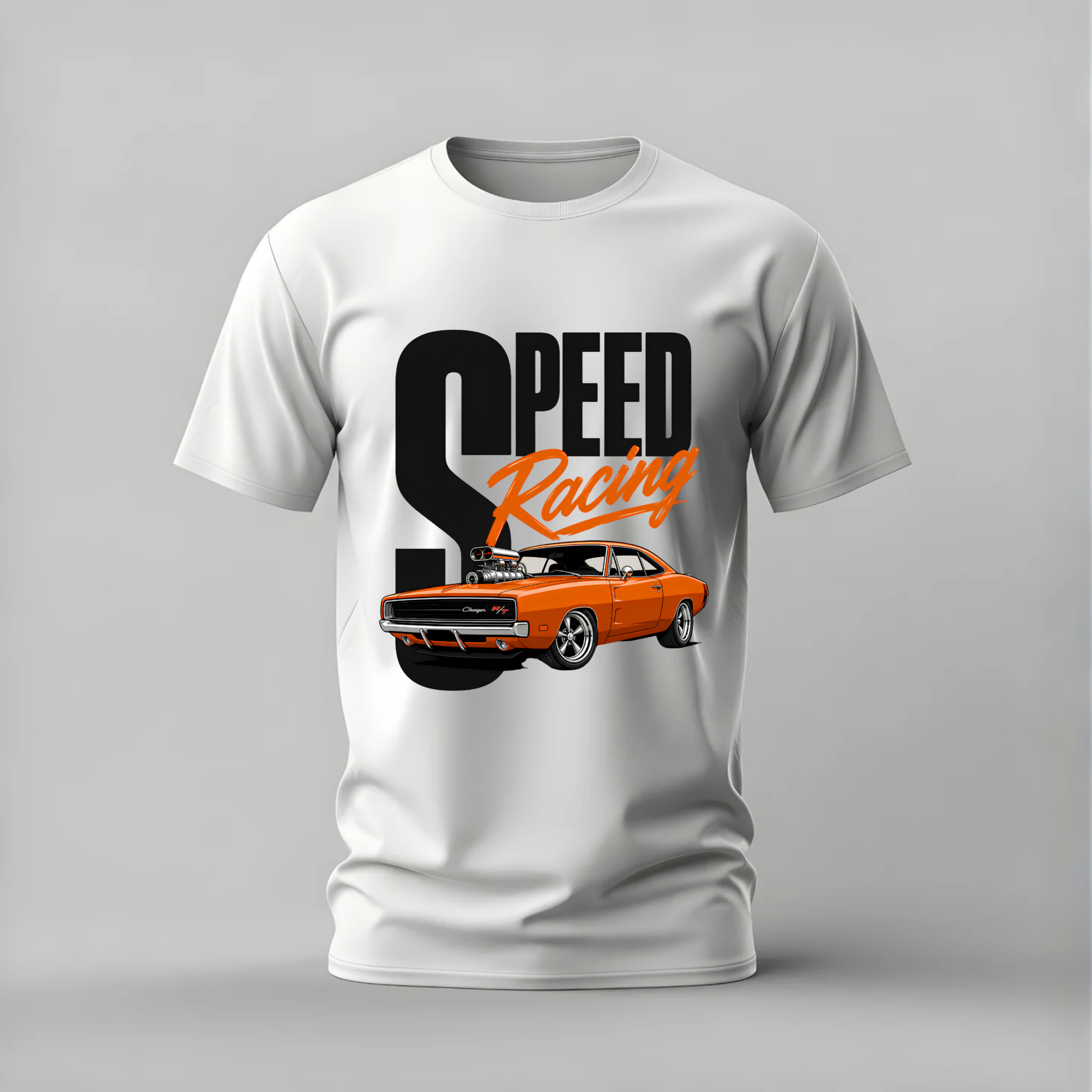 speed racing tshirt; dodge charger shirt; charger rt graphic tee; muscle car tshirt; dodge supercharged shirt; american muscle tee; unisex car tshirt; men cotton tshirt; half sleeve printed tshirt; streetwear; casual wear; charger merch; muscle car fan shirt

