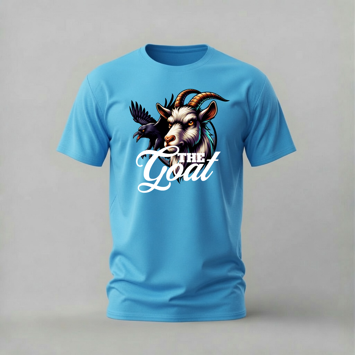 the goat tshirt; greatest of all time shirt; goat head graphic tee; only the goat tshirt; unisex graphic tee; men cotton tshirt; half sleeve printed tshirt; street merch; casual wear