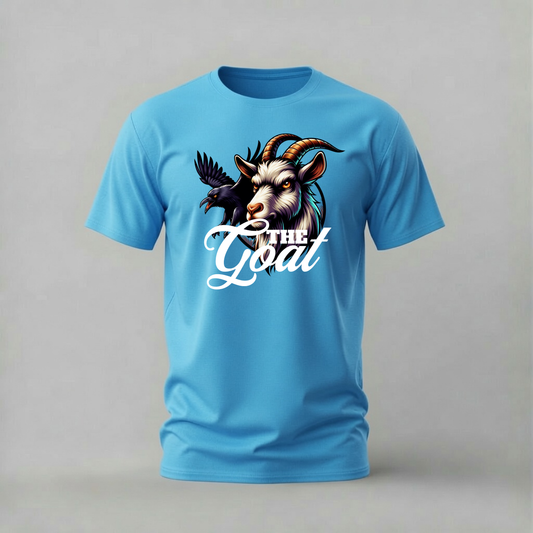 the goat tshirt; greatest of all time shirt; goat head graphic tee; only the goat tshirt; unisex graphic tee; men cotton tshirt; half sleeve printed tshirt; street merch; casual wear
