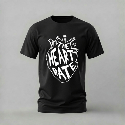 the heart rate tshirt; anatomical heart shirt; heart rate graphic tee; medical heart tshirt; fitness heart rate tee; unisex heart tshirt; men cotton tshirt; half sleeve printed tshirt; streetwear; casual wear; heart merch; anatomical graphic shirt
